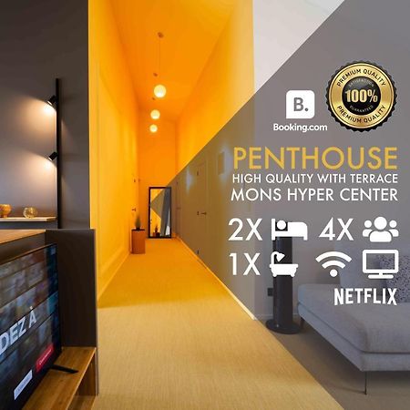 Luxury Penthouse & Terrace - Mons City Center Ngoại thất bức ảnh