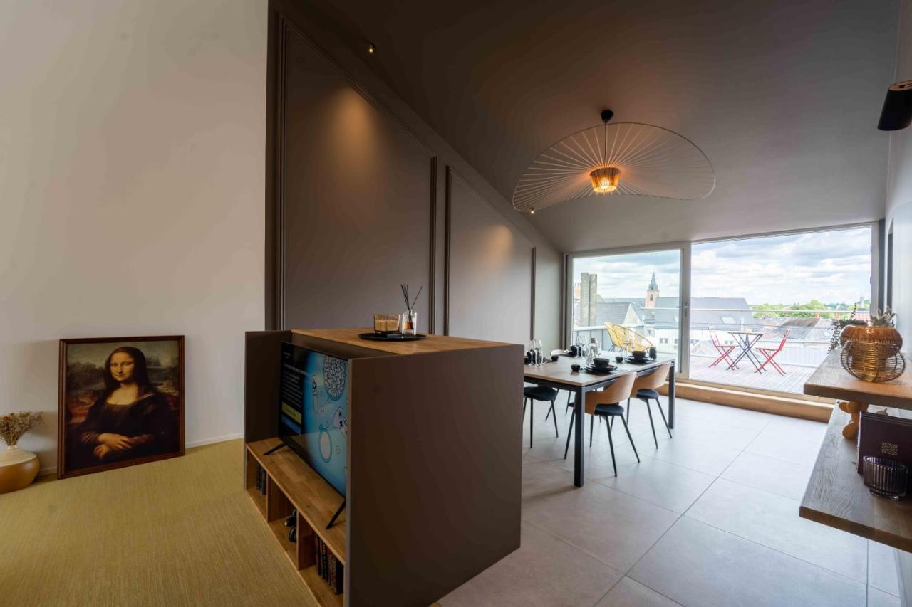 Luxury Penthouse & Terrace - Mons City Center Ngoại thất bức ảnh