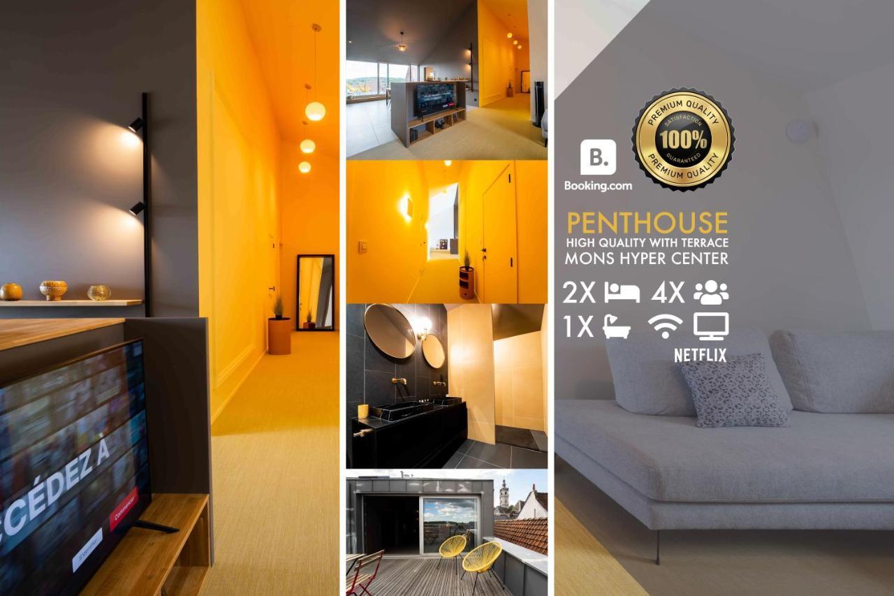 Luxury Penthouse & Terrace - Mons City Center Ngoại thất bức ảnh
