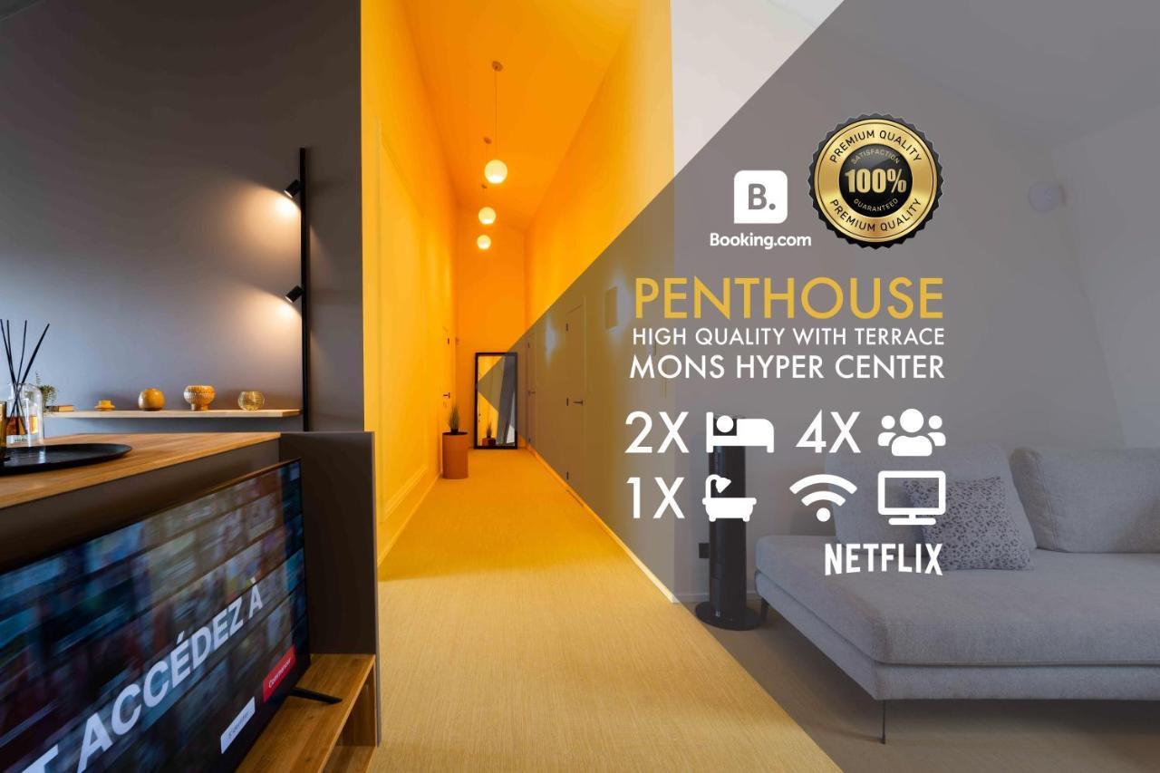 Luxury Penthouse & Terrace - Mons City Center Ngoại thất bức ảnh